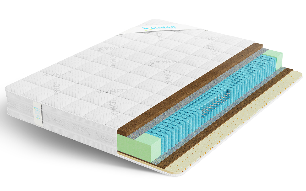 матрас Lonax Ассорти Cocos Medium Light S1000 1 Lonax Ассорти Cocos Medium Light S1000